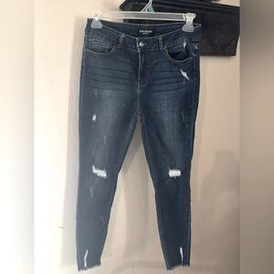 Blue Skinny Distressed Jeans ENJEAN